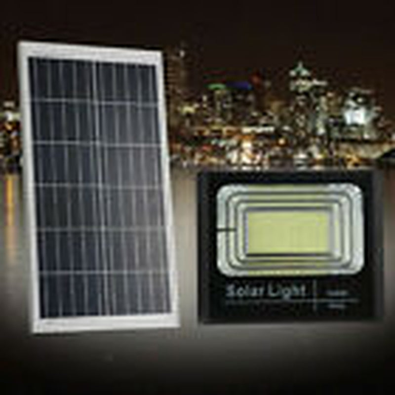 FARO LED CON PANNELLO SOLARE CREPUSCOLARE DA 300W + TELECOMANDO