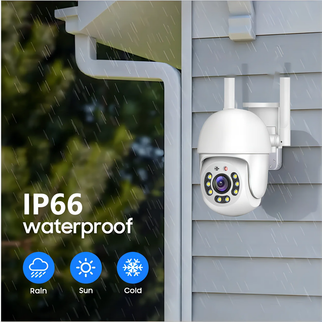 Elevate Your Home Security with the Tuya 4MP PTZ WIFI Network Camera - Outdoor IP66 Waterproof, 5G Dual-Band Surveillance Solution